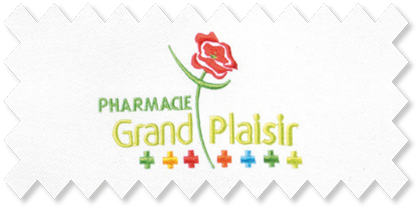 Broderie logo Pharmavie